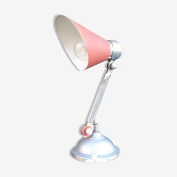 Lampe vintage, abat-jour cornet