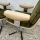 Set of two swivel chairs