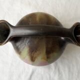 Stoneware vase signed Méténier