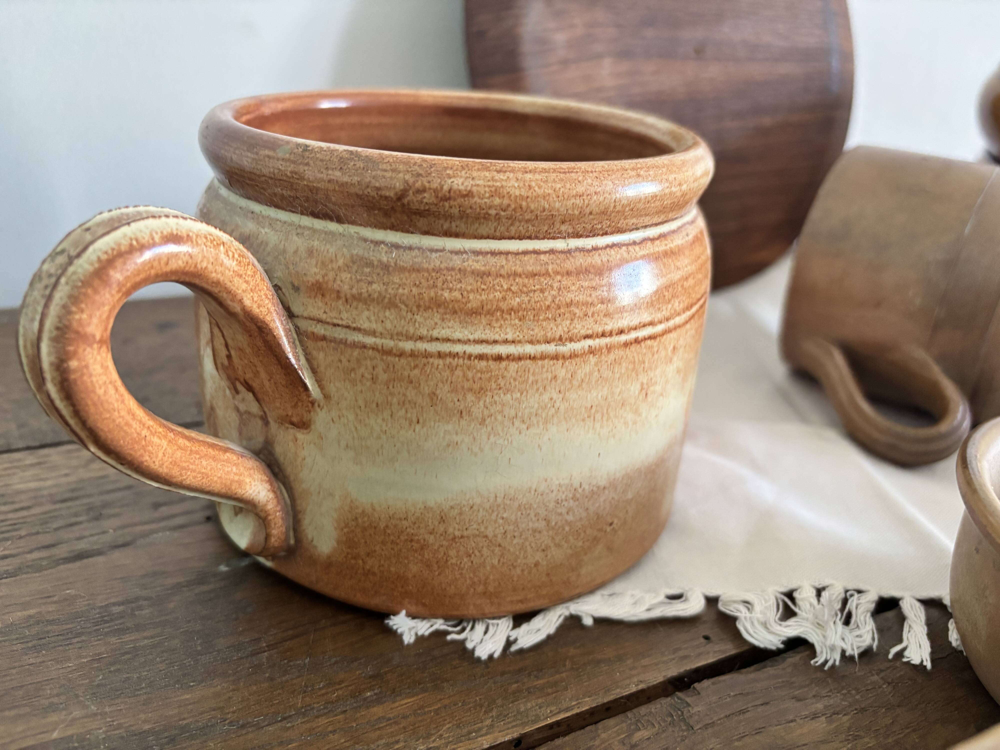 Ensemble de grès et céramiques vintage – Cuisine d'antan – Années 60-70