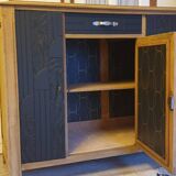 Art deco sideboard in solid oak