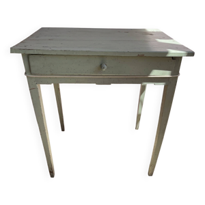 Petite table en bois - sauge