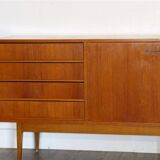 Vintage Scandinavian teak sideboard from the 1960s