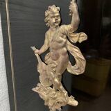 Vitrine d'apparat Napoléon III en bois noir et bronze ciselé doré XIX siècle
