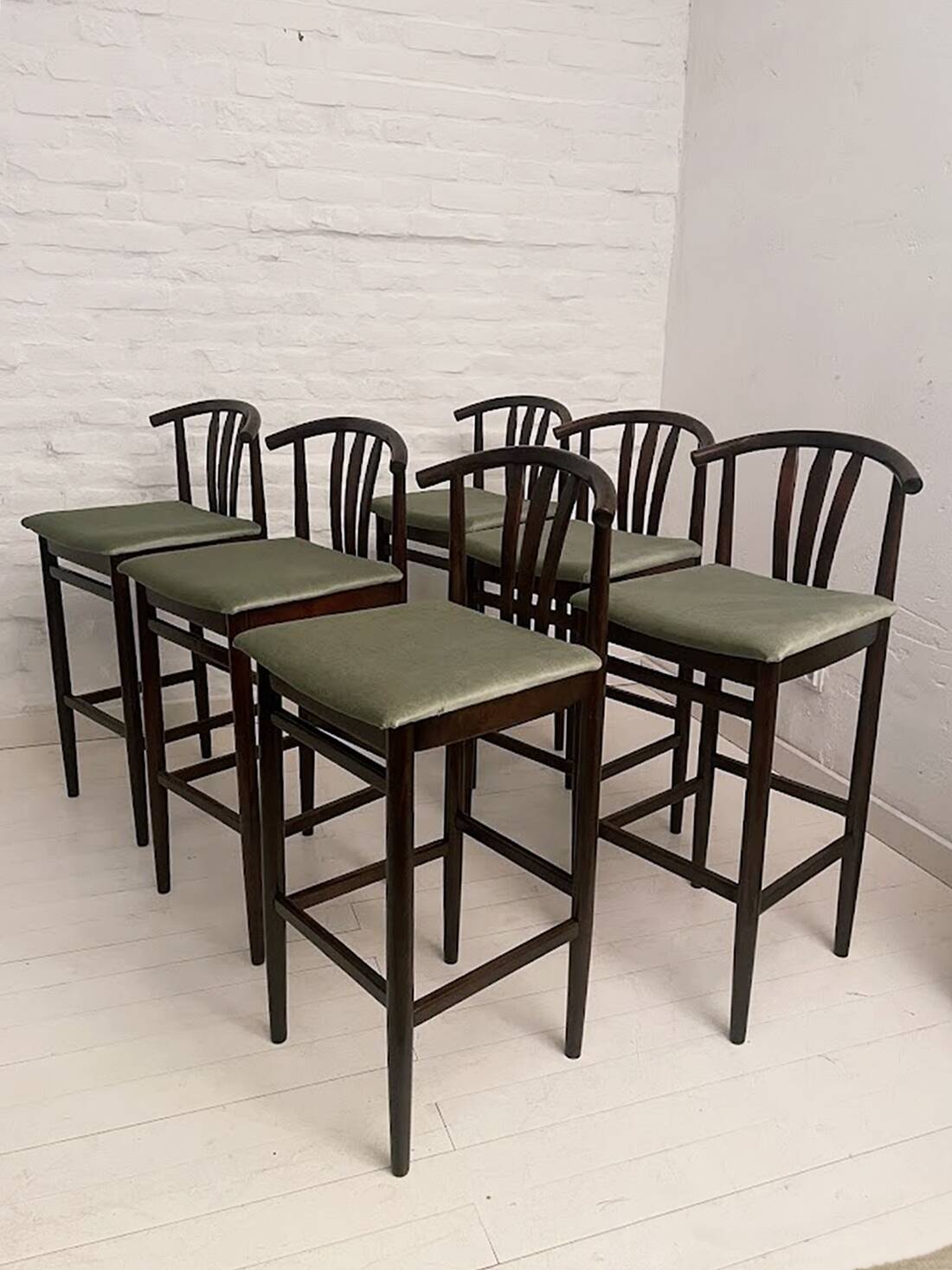 Vintage HajduThonet Barstools 1970s Hungary