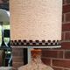 Vintage stein keramik west germany ceramic table lamp/1960s