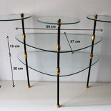 Summer-display, glass, brass, aluminum, 1950/60