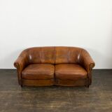 Sheep leather sofa