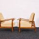 Paire de fauteuils vintage – Attributés à Károly Nagy, Hongrie, années 1940