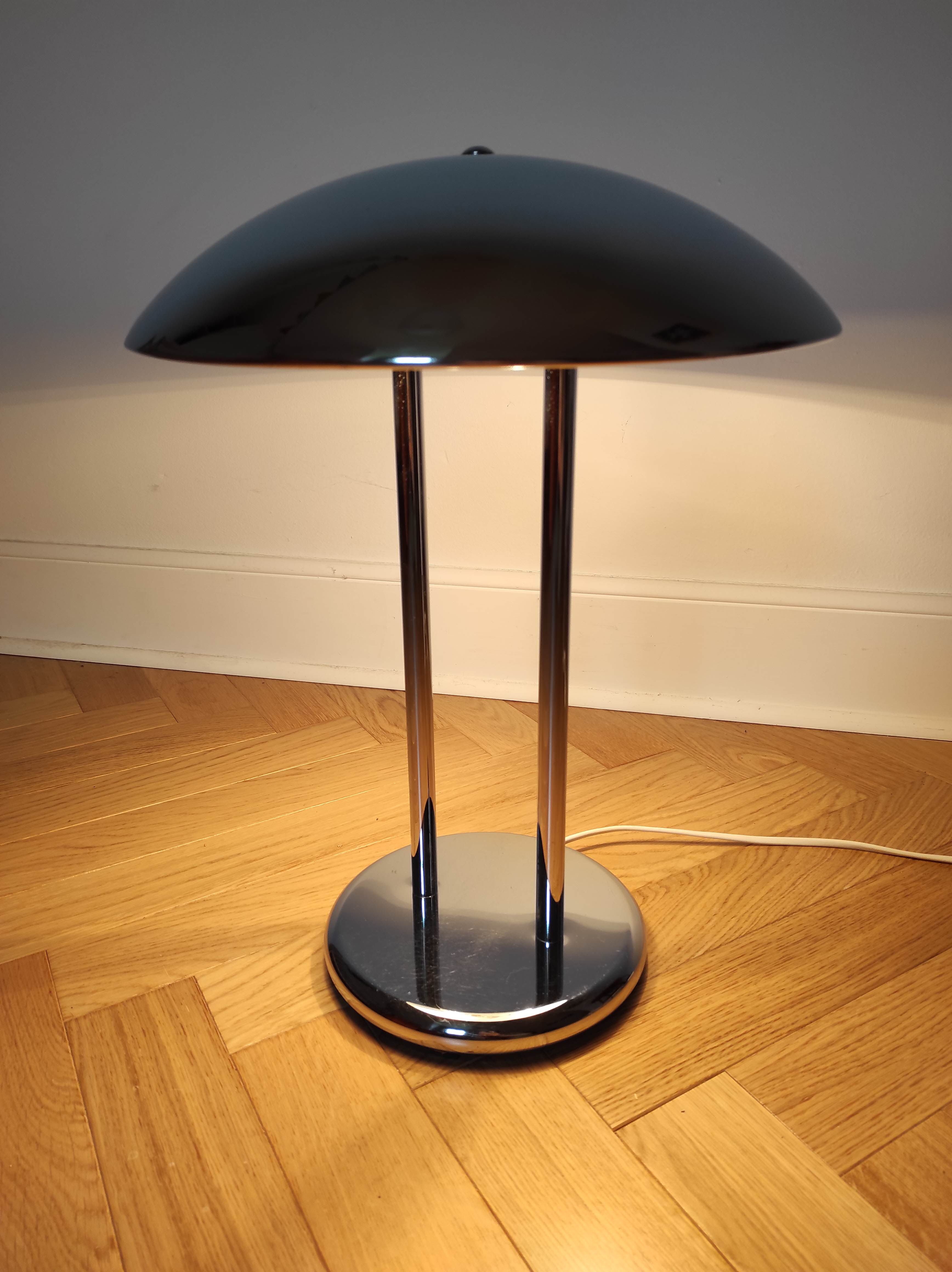 Paire de lampes champignon design Robert Sonneman 1989
