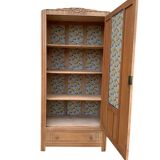 Parisian wardrobe art deco wood brut