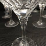 Set of Twelve Crystal Martini Glasses by Christinenhutte, Germany
