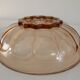 Small vintage pink salad bowl