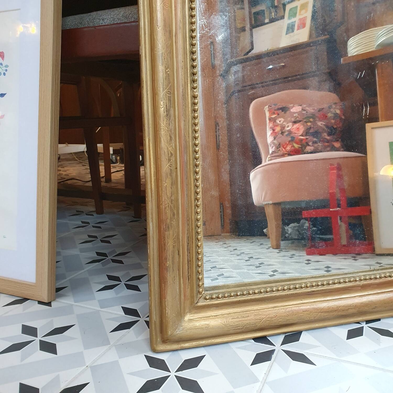 Louis Philippe gilded mirror