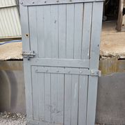 Solid oak door from the 19th century.