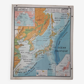 Solar Map / Old Poster Japan 50s-60s