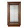 Étagère vitrine ancienne en bois et verre