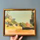 Oil on panel signed Anne Casteret