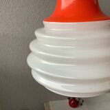 Space age opaline pendant light