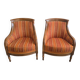 Pair of high-quality bergère armchairs – Manufacture SE
