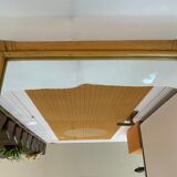 Vintage rattan mirror 45x60cm