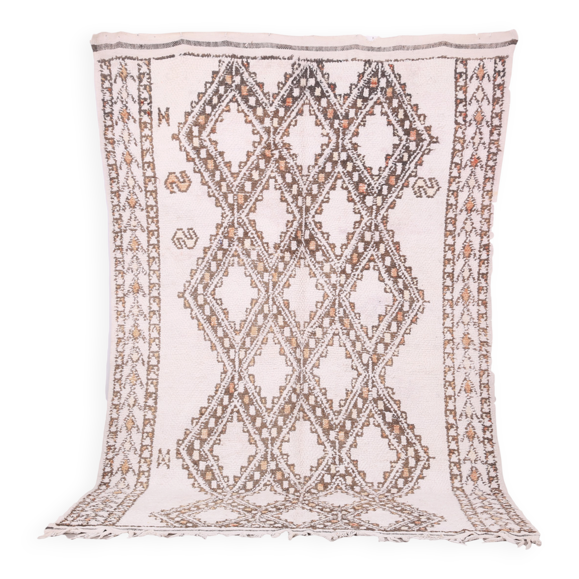 Vintage Moroccan Rug 177 x 269 cm - Berber Wool Rug - Beni Ourain Rug