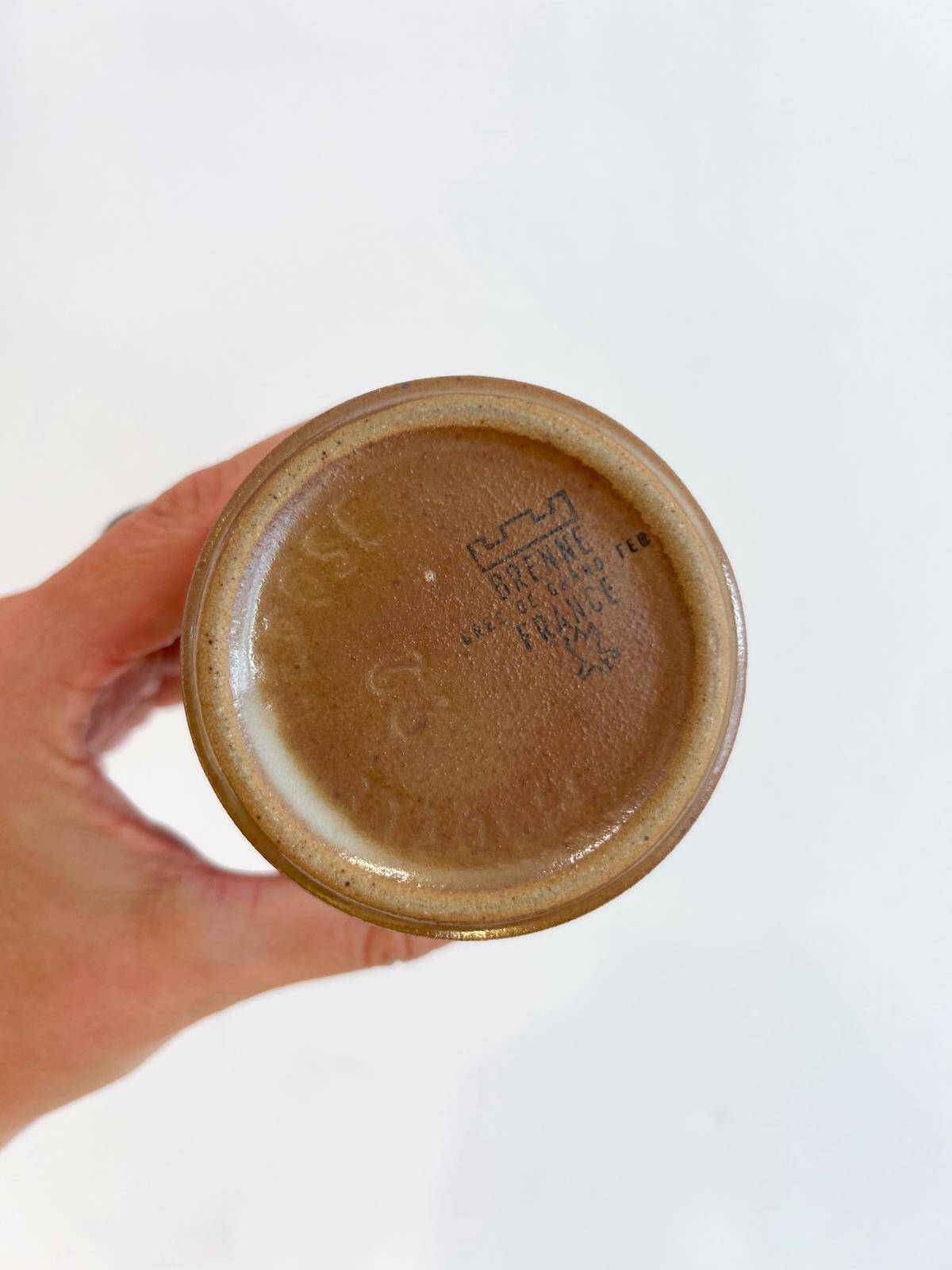 Petite carafe ancienne grès de Brenne