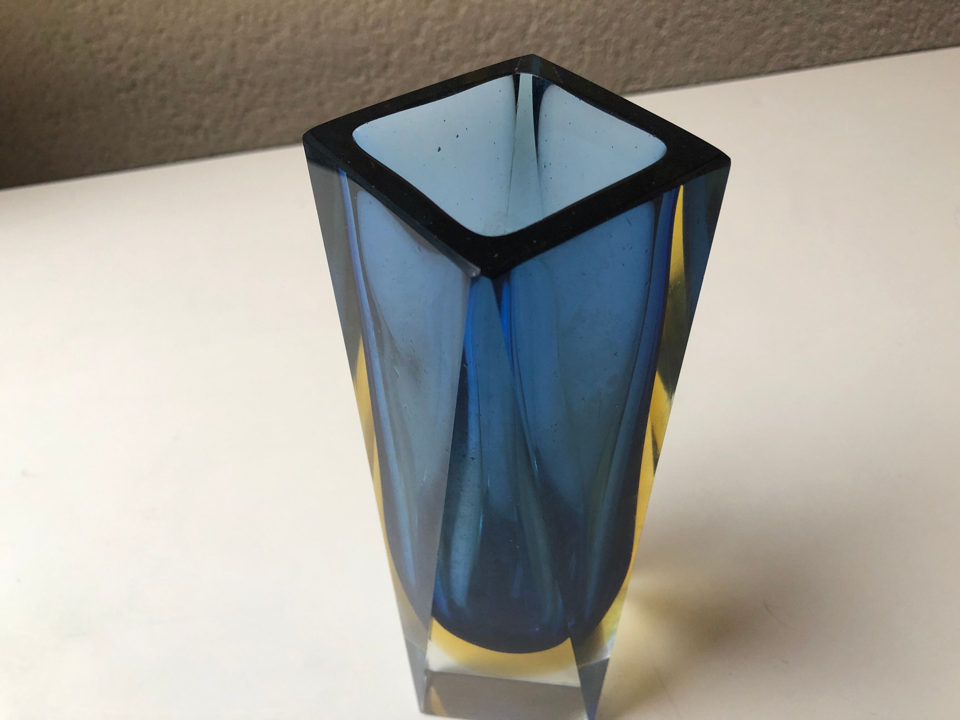 Murano glass Sommerso Flavio Poli vintage 70