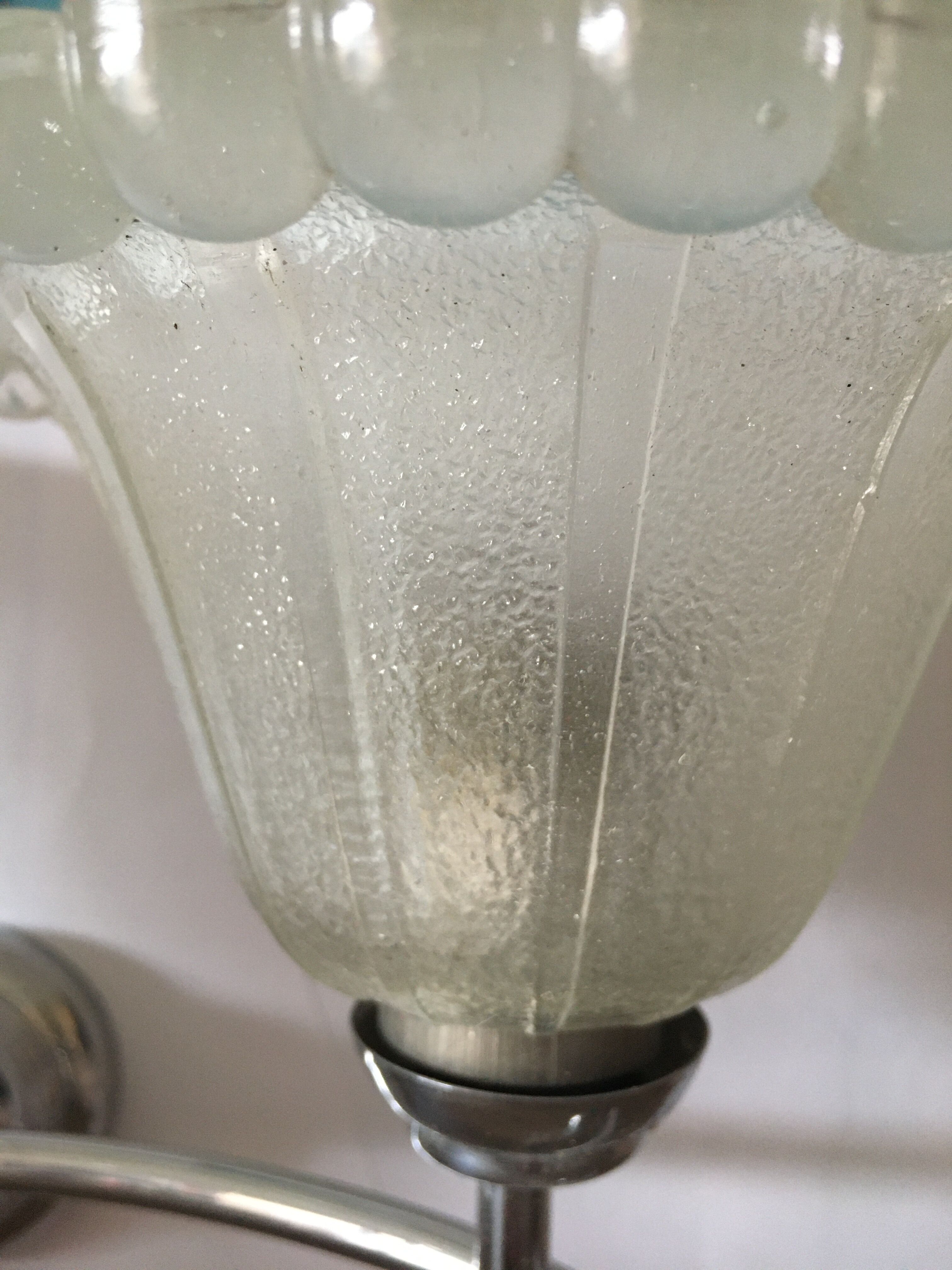 Double flower wall light