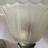 Double flower wall light