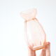 Moulded glass jacynthe vase, vintage