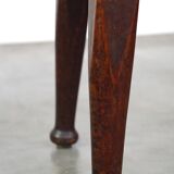 Antique solid oak English stool by Gaskell & Chambers Ltd