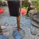 Suite de 4 tabourets de bar bistrot vintage 1970 Design München