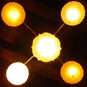 lustre art déco globe
