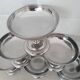 8 stainless steel 18/10 FCA style Létang and Rémi Jean Couzon cups