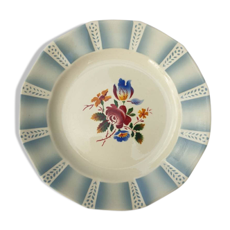 Set 10 plates Claude de Sarreguemines 1930
