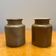 Lot de deux pots en grès vintage