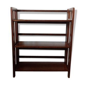 Wooden foldable shelf