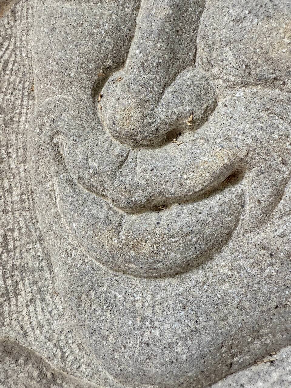 Stone sculpture 1950 face