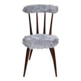 Blue Moumoute chair from the 60s.