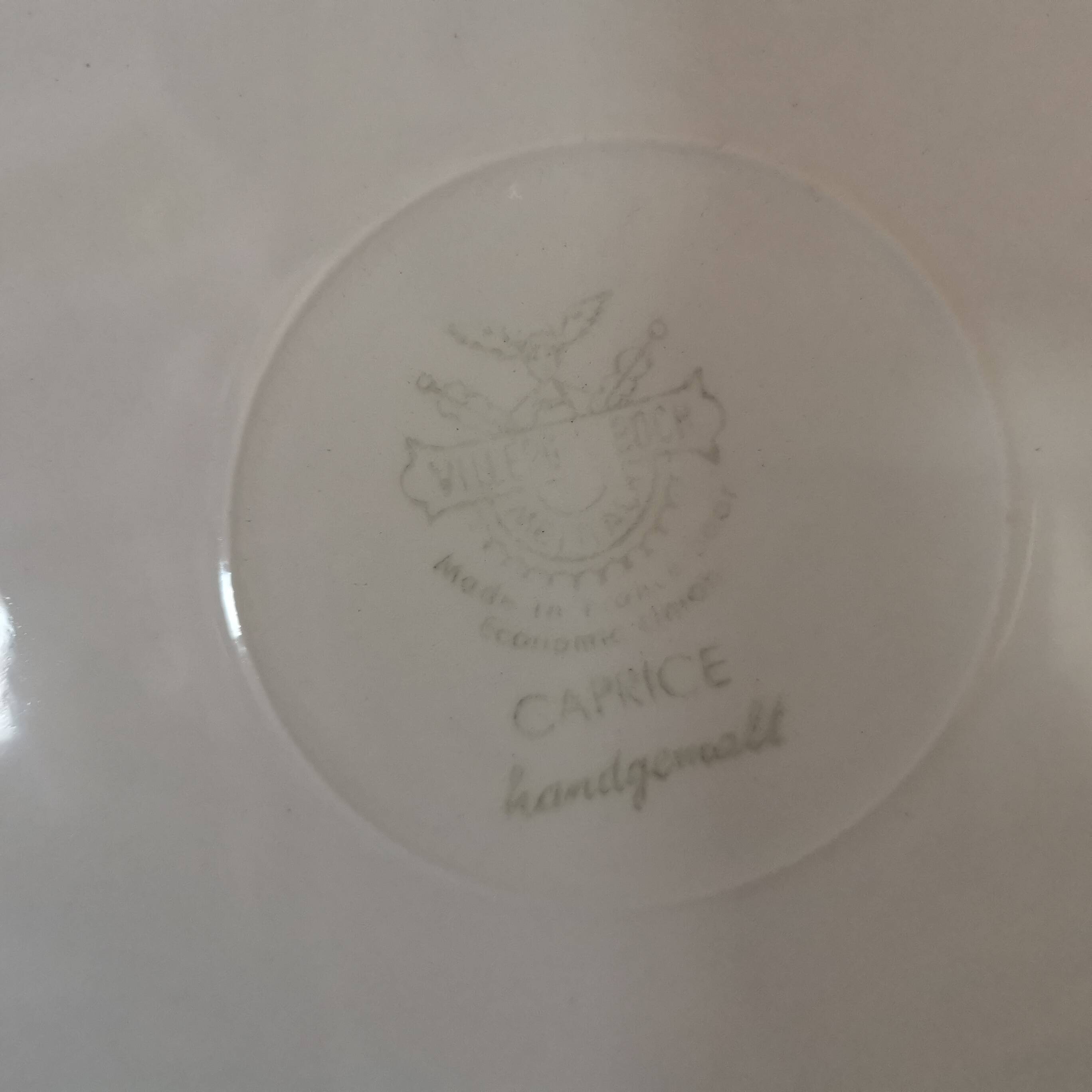 Caprice round serving dish from villeroy & boch, 1950s