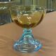 6 Georges Sand model crystal champagne glasses - 20th century