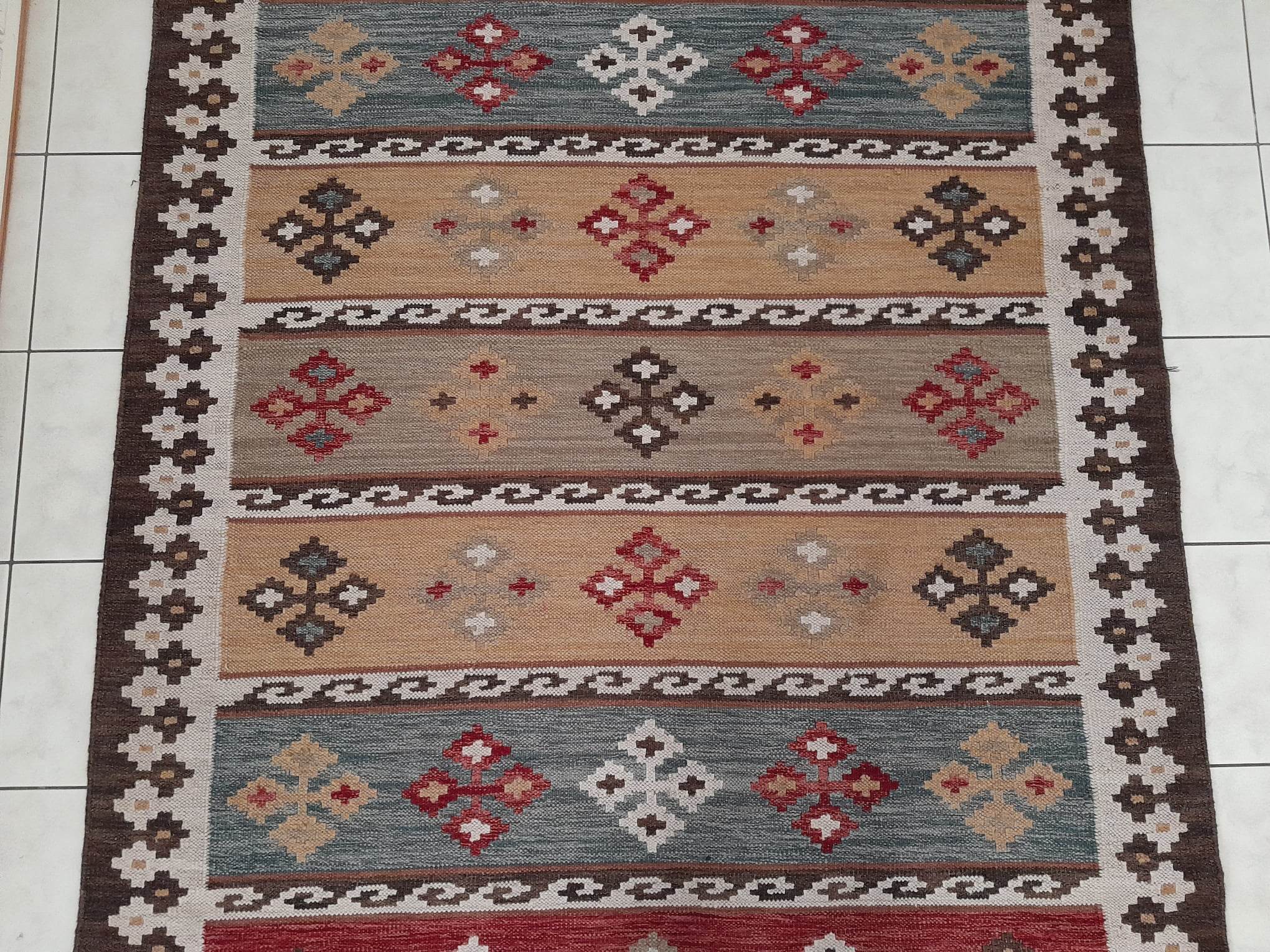 Tapis kilim kibak fait main 240x170cm