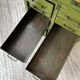 Meuble établi rangement militaire industriel vert