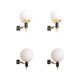 Maison Arlus Manner Wall Lights vintage retro sconces Brass Glass