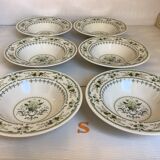 Six Royal Doulton Provençal soup plates