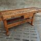 Old workbench Ott beech kitchen island or side table