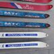 3 pairs of vintage skis: Rossignol Strato, ST 650 & Fischer.