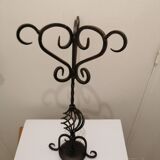 Chandelier en fer forge + bougie