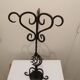 Chandelier en fer forge + bougie